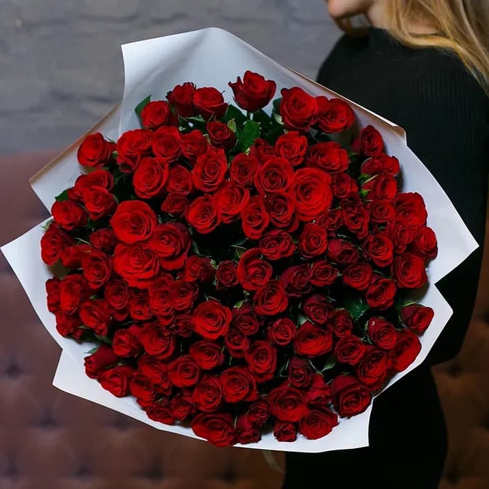 Розы красные (50см) Кения