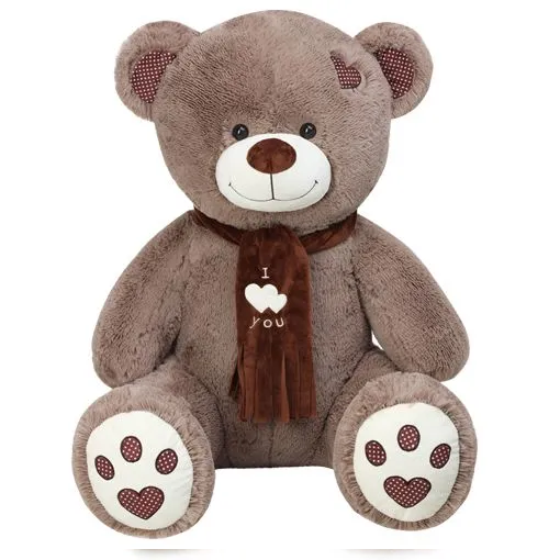Игрушка Медведь Тони с коричневым шарфом, бурый 150 см (213)