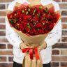 Кустовые розы (60см) красные