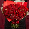 Кустовые розы (50см) красные