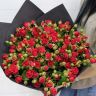 Кустовые розы (50см) красные
