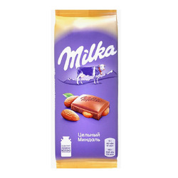 Шоколад Милка (цельный миндаль) 90 гр