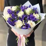 Букет 237 Розы + ирисы  ​