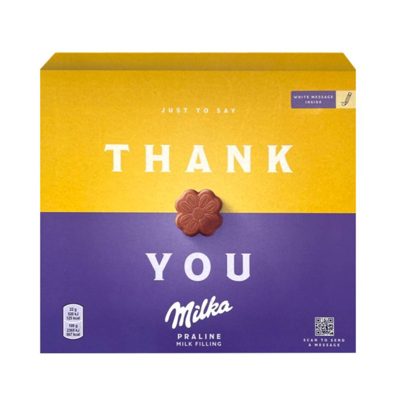 Конфеты Милка Thank you (с молочной начинкой) 110 гр